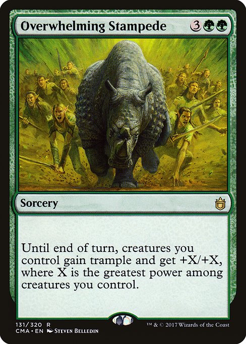 Overwhelming Stampede - Commander Anthology - #131