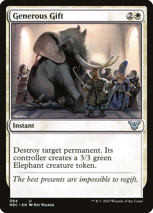 Generous Gift - Commander: Kamigawa: Neon Dynasty - #84