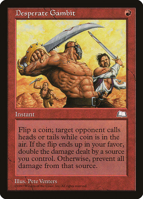 Desperate Gambit - Weatherlight - #96