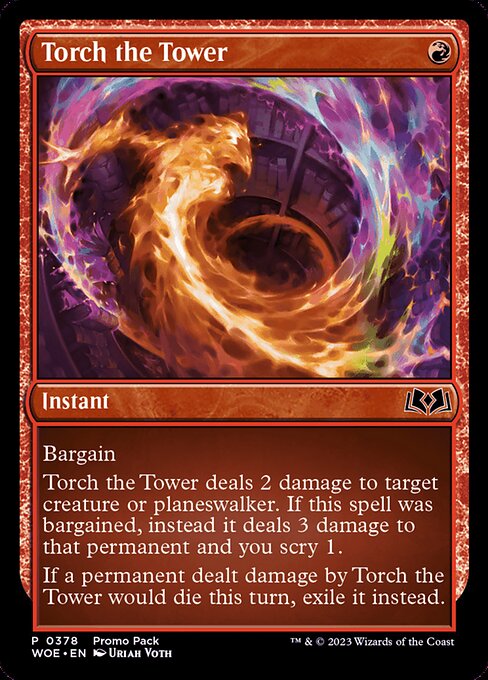 Torch the Tower - Promo Pack: Wilds of Eldraine - #378