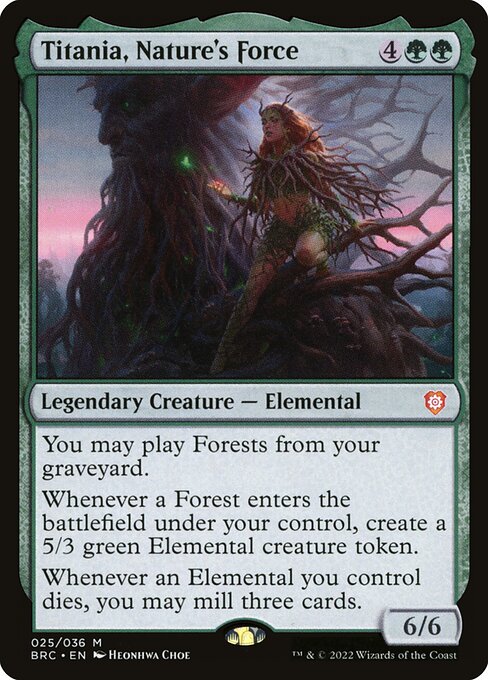 Titania, Nature's Force - Commander: The Brothers' War - #25