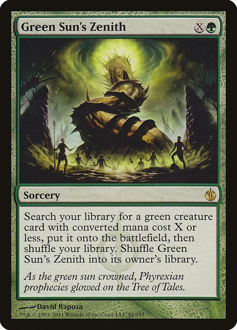Green Sun's Zenith - Mirrodin Besieged - #81