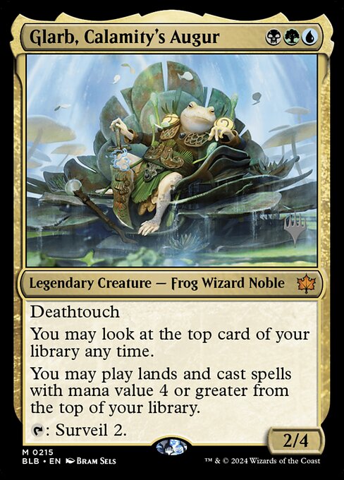 Glarb, Calamity's Augur - Promo Pack: Bloomburrow - #215p