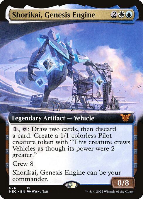 Shorikai, Genesis Engine - Commander: Kamigawa: Neon Dynasty - #76