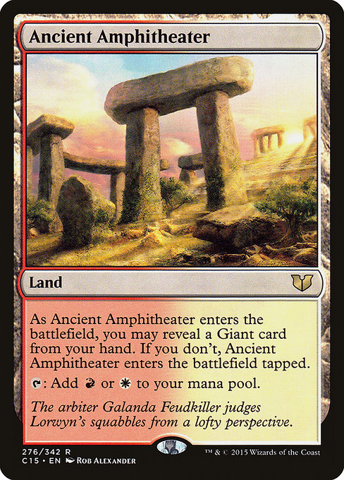 Ancient Amphitheater - Commander 2015 - #276