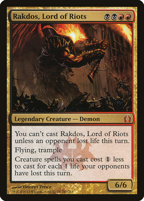 Rakdos, Lord of Riots - Return to Ravnica - #187