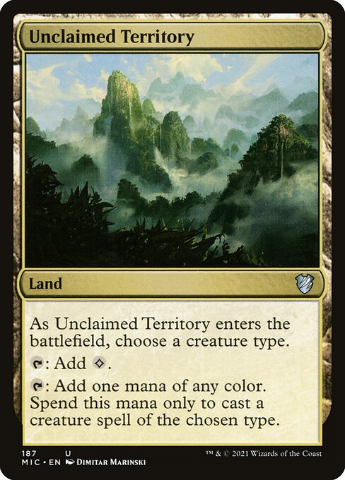 Unclaimed Territory - Commander: Innistrad: Midnight Hunt - #187