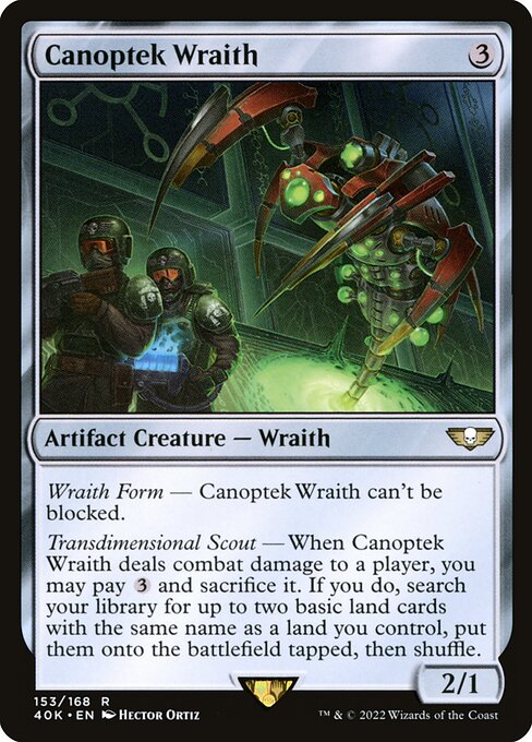 Canoptek Wraith - Universes Beyond: Warhammer 40,000 - #153