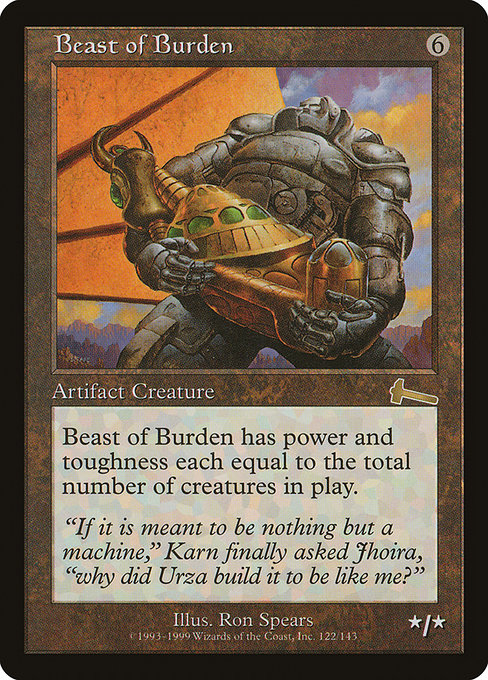 Beast of Burden - Urza's Legacy - #122