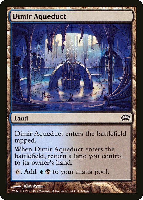 Dimir Aqueduct - Planechase 2012 - #116