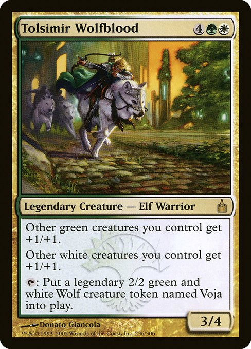 Tolsimir Wolfblood - Ravnica: City of Guilds - #236