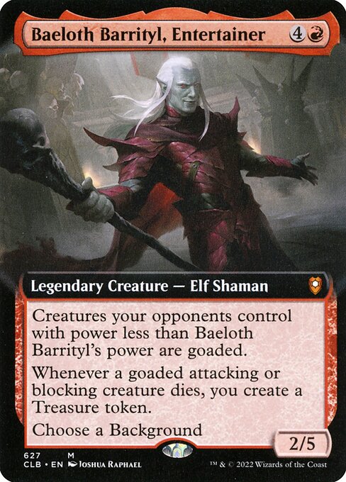 Baeloth Barrityl, Entertainer - Commander Legends: Battle for Baldur's Gate - #627