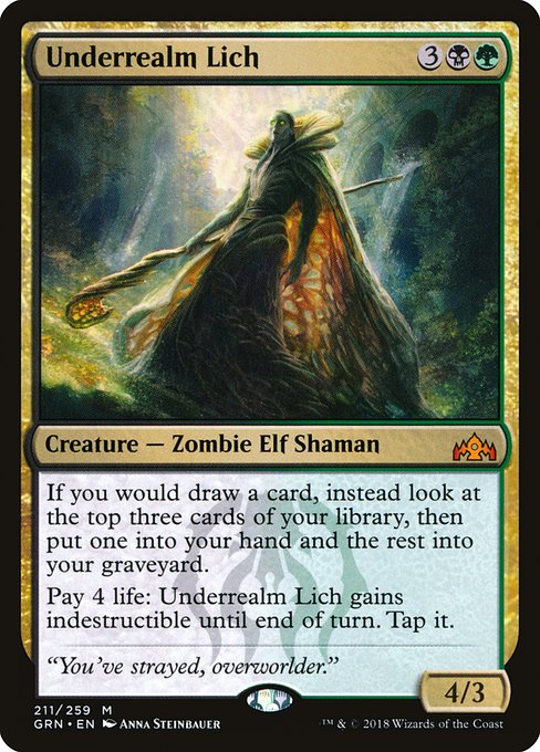 Underrealm Lich - Guilds of Ravnica - #211