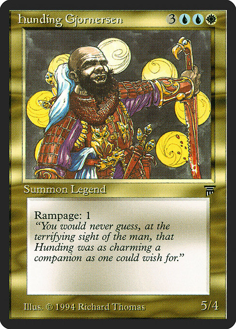Hunding Gjornersen - Legends - #231