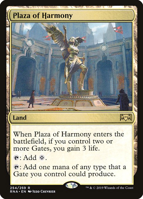 Plaza of Harmony - Ravnica Allegiance - #254