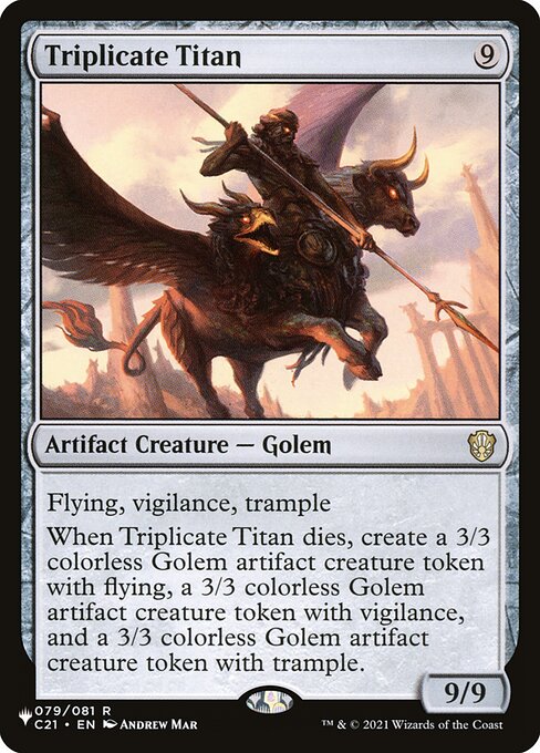Triplicate Titan - The List Reprints - #C21-79