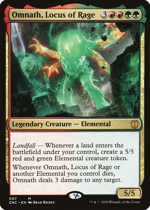 Omnath, Locus of Rage - Commander: Zendikar Rising - #97