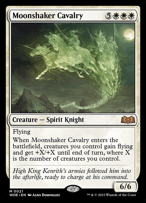 Moonshaker Cavalry - Wilds of Eldraine - #21