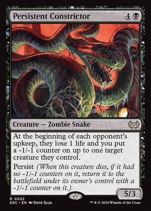 Persistent Constrictor - Commander: Duskmourn: House of Horror - #22