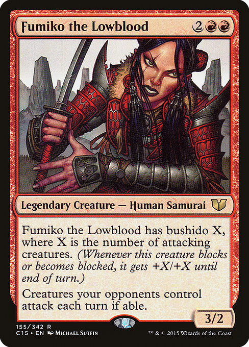 Fumiko the Lowblood - Commander 2015 - #155