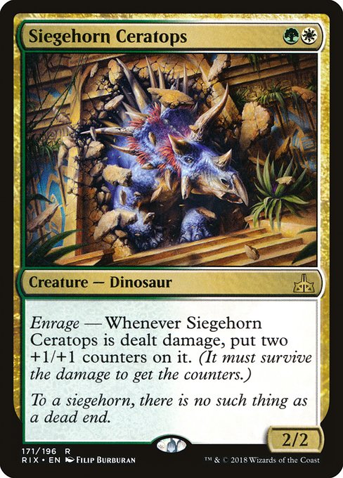 Siegehorn Ceratops - Rivals of Ixalan - #171
