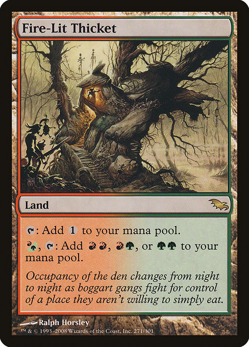 Fire-Lit Thicket - Shadowmoor - #271