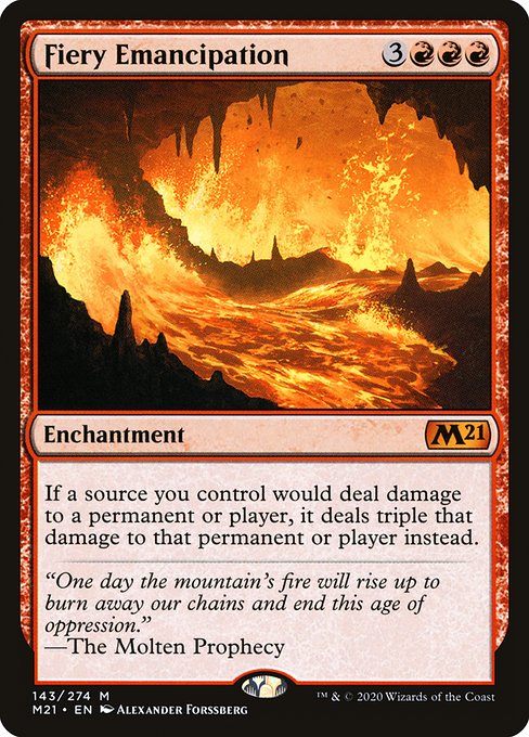 Fiery Emancipation - Core Set 2021 - #143