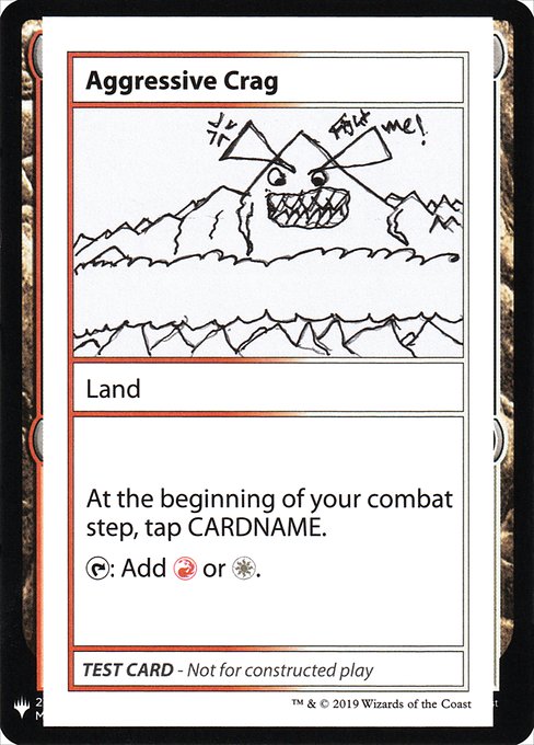 Aggressive Crag - Mystery Booster: Convention Edition Exclusives - #112