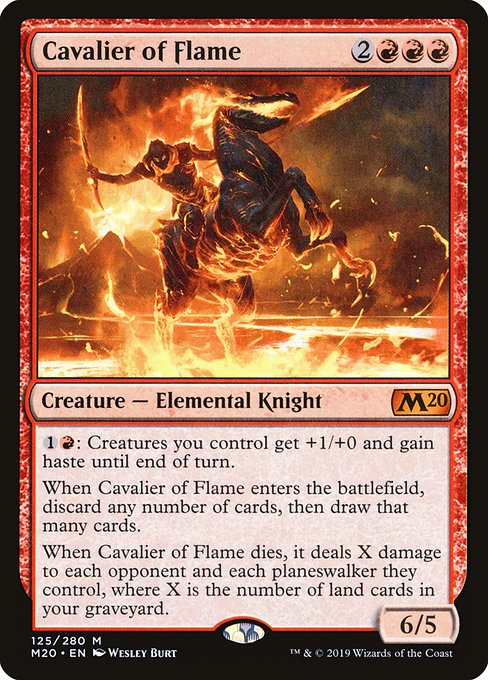 Cavalier of Flame - Core Set 2020 - #125