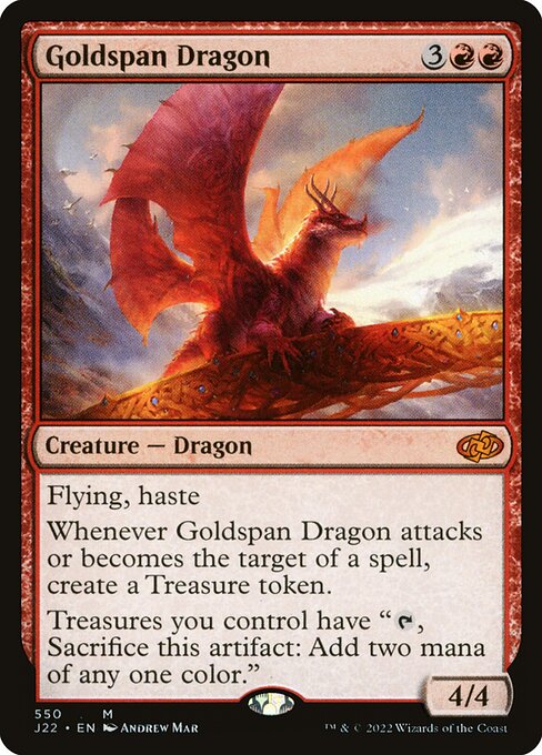 Goldspan Dragon - Jumpstart 2022 - #550