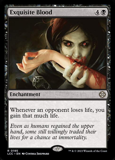 Exquisite Blood - Commander: The Lost Caverns of Ixalan - #195