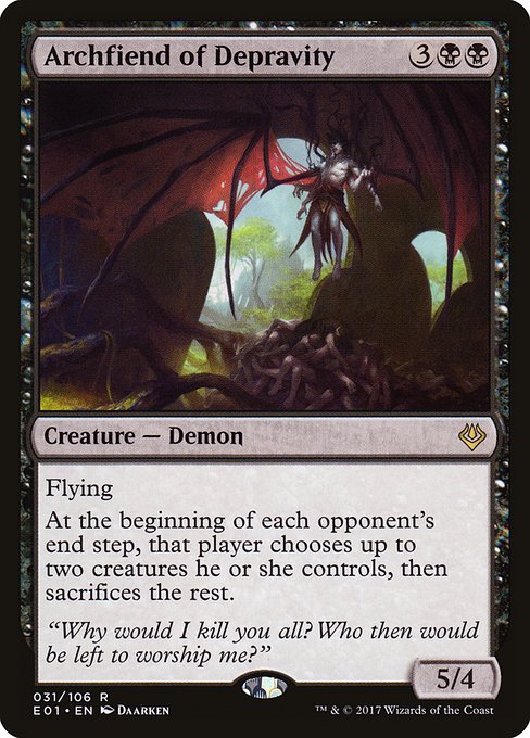 Archfiend of Depravity - Archenemy: Nicol Bolas - #31