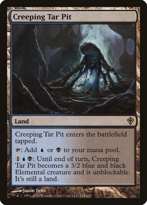 Creeping Tar Pit - Worldwake - #134