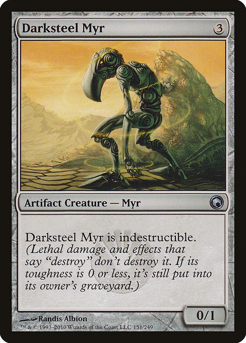 Darksteel Myr - Scars of Mirrodin - #151