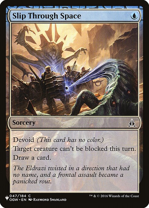 Slip Through Space - The List Reprints - #OGW-47