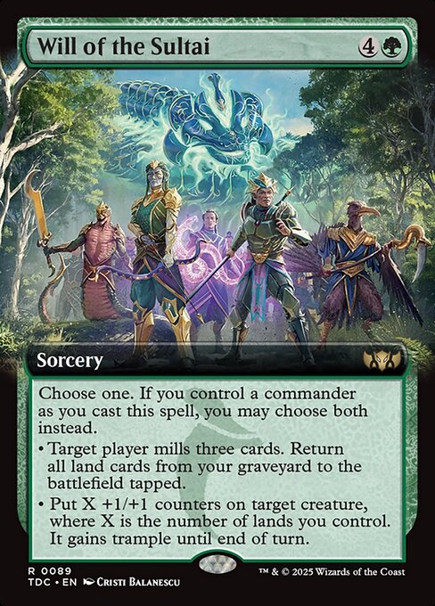 Will of the Sultai - Commander: Tarkir: Dragonstorm - #89