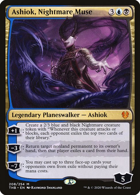 Ashiok, Nightmare Muse - Theros Beyond Death - #208