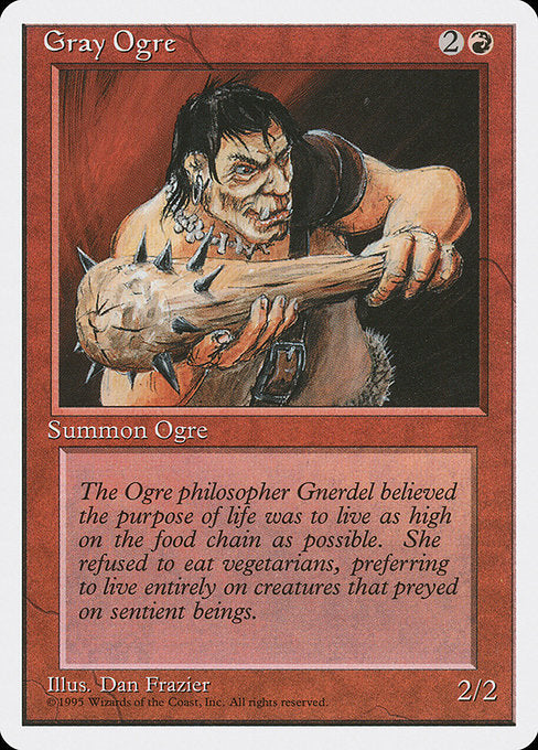Gray Ogre - Fourth Edition - #200