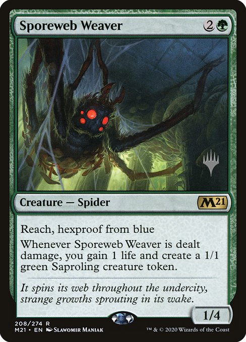 Sporeweb Weaver - Promo Pack: Core Set 2021 - #208p