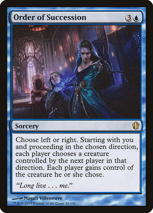 Order of Succession - Commander 2013 - #52