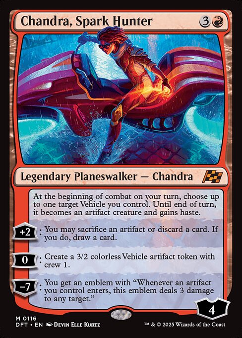 Chandra, Spark Hunter - Aetherdrift - #116