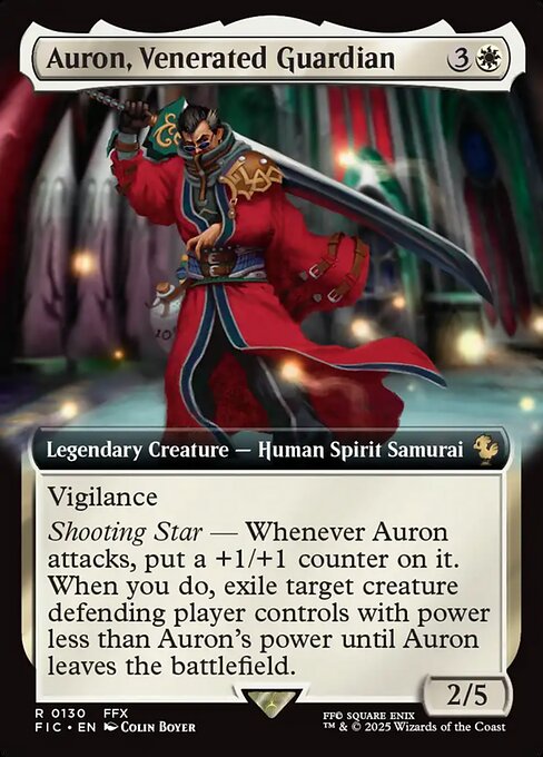 Auron, Venerated Guardian - Commander: FINAL FANTASY - #130