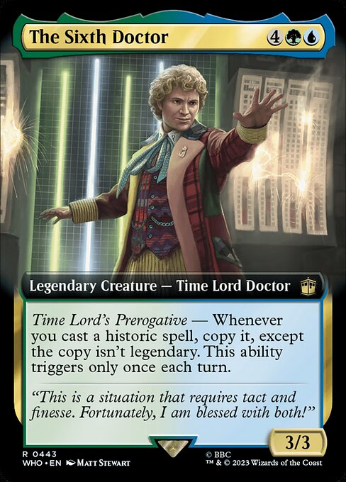 The Sixth Doctor - Universes Beyond: Doctor Who - #443