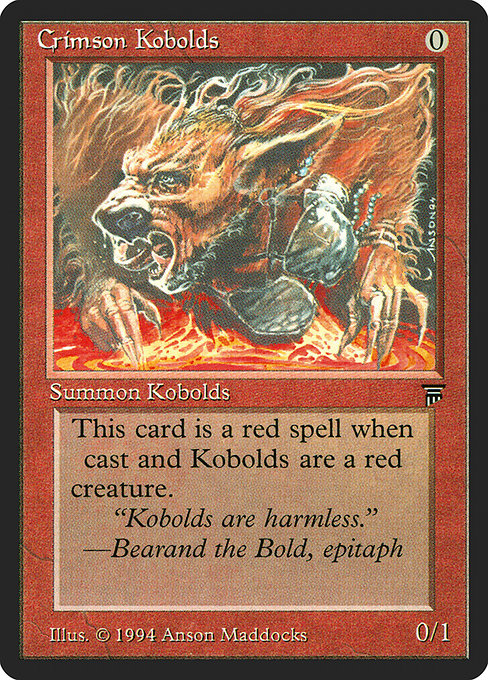 Crimson Kobolds - Legends - #139