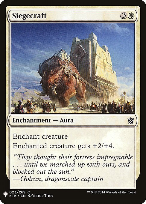Siegecraft - The List Reprints - #KTK-23