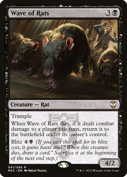 Wave of Rats - Commander: Streets of New Capenna - #41