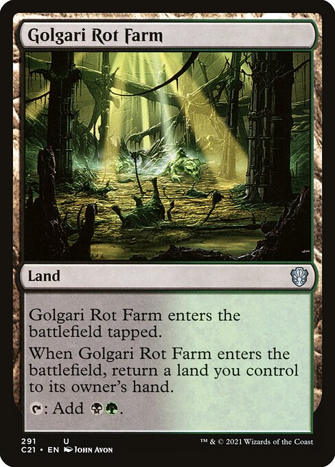 Golgari Rot Farm - Commander 2021 - #291