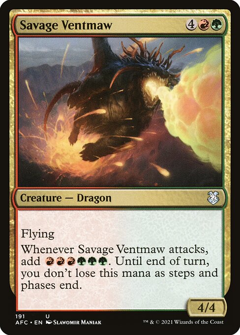 Savage Ventmaw - Commander: Adventures in the Forgotten Realms - #191