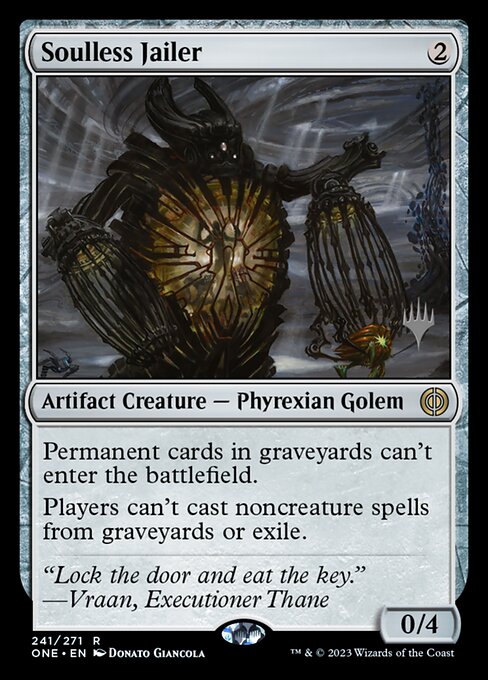 Soulless Jailer - Promo Pack: Phyrexia: All Will Be One - #241p