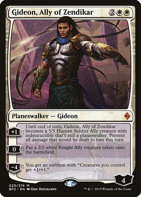 Gideon, Ally of Zendikar - Battle for Zendikar - #29
